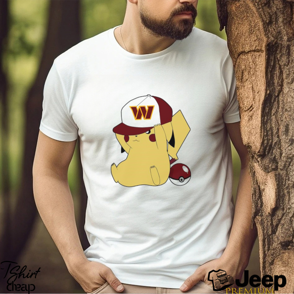 NFL Pikachu Washington Commanders shirt - teejeep