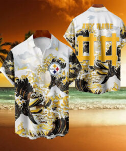 NFL Pittsburgh Steelers Football Special Great Wave Hawaiian Shirt