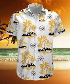 NFL Pittsburgh Steelers Palm Tree Tropical Summer Hawaiian Shirt