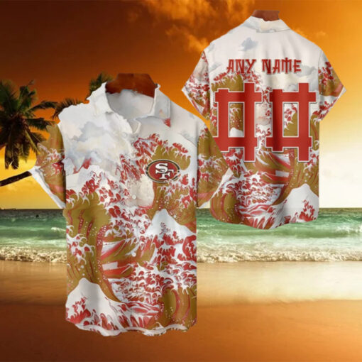 NFL San Francisco 49ers Football Special Great Wave Hawaiian Shirt