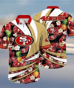 NFL San Francisco 49ers Hawaii Shirt Flower Tropical Style Hawaiian Prints