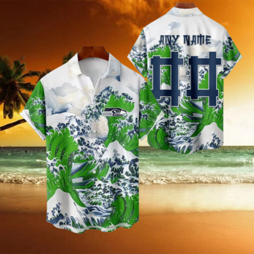 NFL Seattle Seahawks Football Special Great Wave Hawaiian Shirt