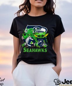 NFL Seattle Seahawks St Patrick’s Day T Shirt Special Gomes Baby Yoda St Patricks Day Shirt