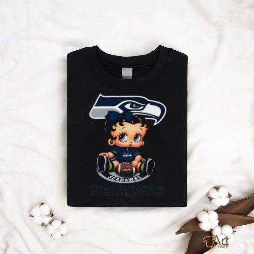 NFL Seattle Seahawks T Shirt Betty Boop Football Tshirt