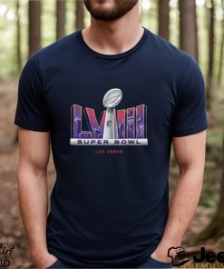 NFL Super Bowl LVIII 2023 Season In Las Vegas Logo Unisex T Shirt