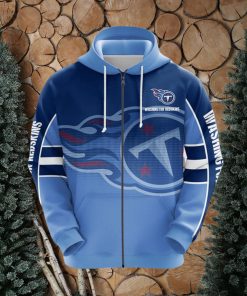 NFL Tennessee Titans Blue Unisex 3D Hoodie Zip Hoodie For Men And Women Sport Gift