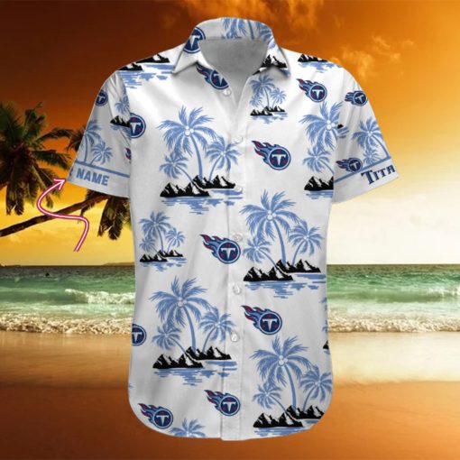 NFL Tennessee Titans Palm Tree Tropical Summer Hawaiian Shirt