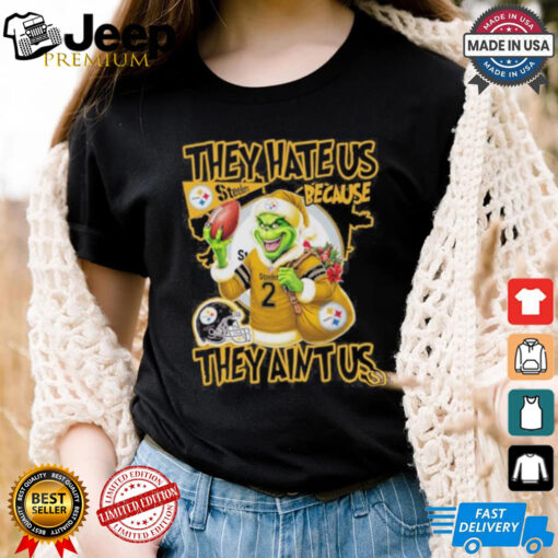 NFL They Hate Us Because They Ain’t Grinch X Pittsburgh Steelers Christmas Shirt