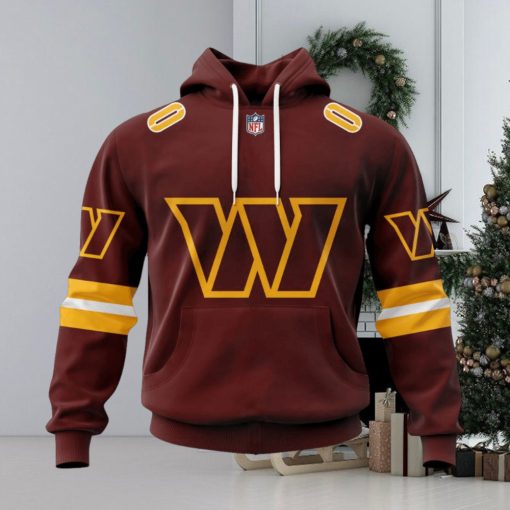 NFL Washington Commanders 2024 Personalized Name And Number Hoodie