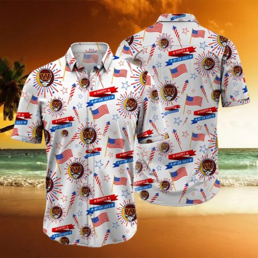 NFL Washington Commanders Grateful Dead Hawaiian Shirt, Grateful Dead Hawaiian Shirt