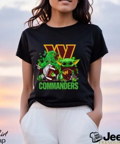 NFL Washington Commanders St Patrick’s Day T Shirt Special Gomes Baby Yoda St Patricks Day Shirt