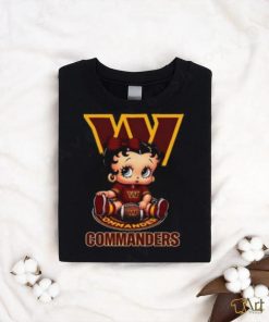 NFL Washington Commanders T Shirt Betty Boop Football Tshirt