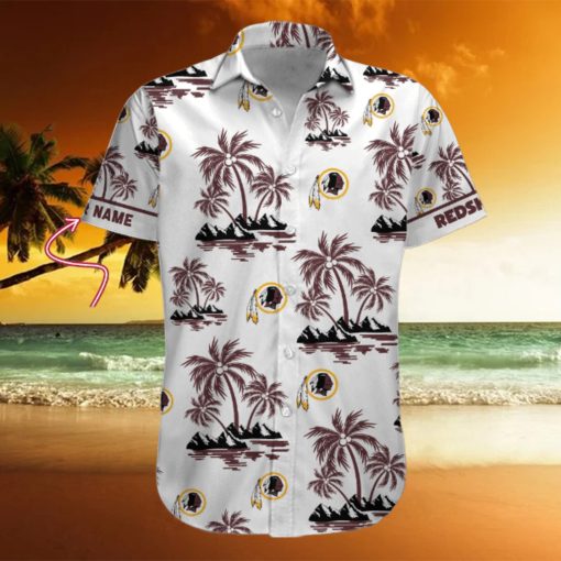 NFL Washington Redskins Palm Tree Tropical Summer Hawaiian Shirt