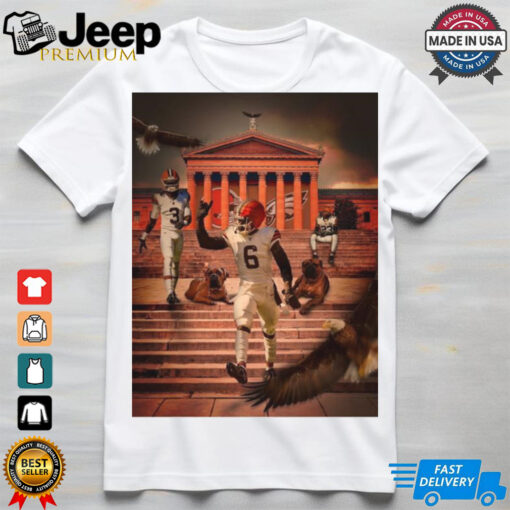 NFL Week 6 Matchup Cleveland Browns Vs. Philadelphia Eagles 2024 Poster t shirt