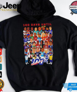 NFL football players 100 day until vintage shirt