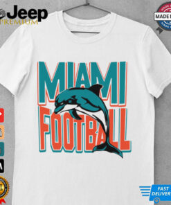 NFL team Miami Dolphins football shirt featuring the team's iconic logo and vibrant colors, designed to showcase your pride and support for the Miami Dolphins.
