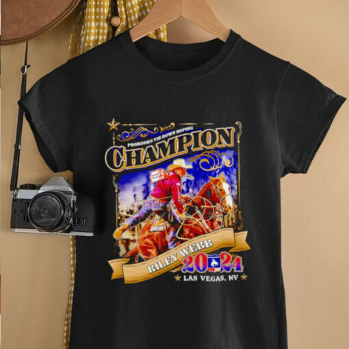 NFR 2024 Riley Webb Tie Down Roping Champion shirt