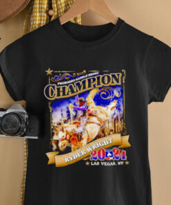 NFR 2024 Ryder Wright Saddle Bronc Riding Champion shirt