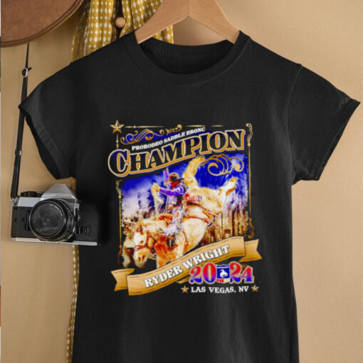 NFR 2024 Ryder Wright Saddle Bronc Riding Champion shirt