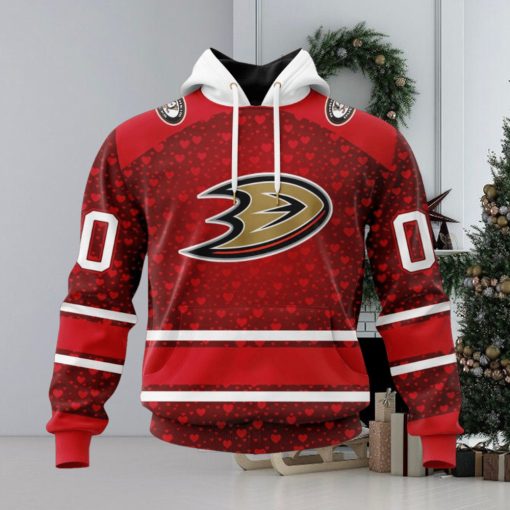 NHL Anaheim Ducks Special Gift For Valentines Day Hoodie