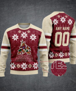 NHL Arizona Coyotes Custom Ugly Sweater For Christmas