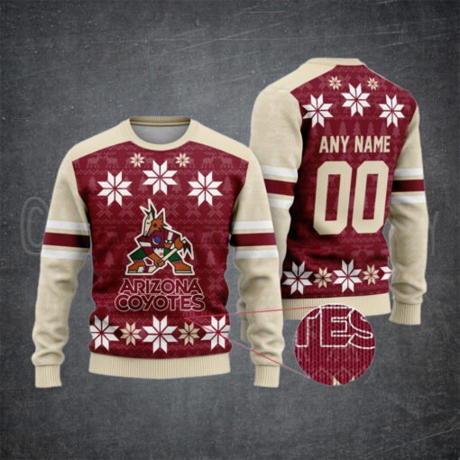 NHL Arizona Coyotes Custom Ugly Sweater For Christmas