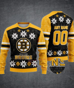 NHL Boston Bruins Custom Ugly Sweater For Christmas