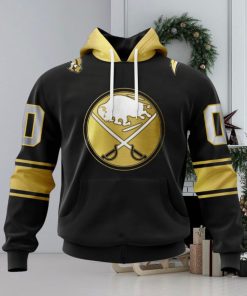 NHL Buffalo Sabres Special Black And Gold Design Hoodie