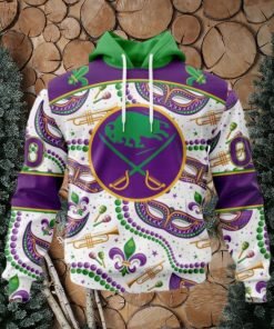 NHL Buffalo Sabres Special Mardi Gras Design Hoodie