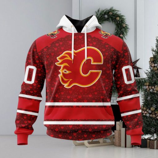 NHL Calgary Flames Special Gift For Valentines Day Hoodie