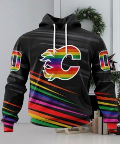 NHL Calgary Flames Special Pride Design Hockey Is For Everyone Hoodie