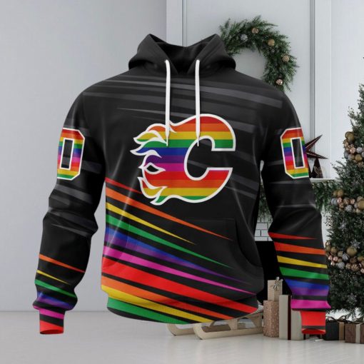 NHL Calgary Flames Special Pride Design Hockey Is For Everyone Hoodie