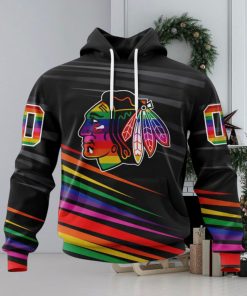 NHL Chicago Blackhawks Special Pride Design Hockey Is For Everyone Hoodie