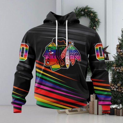 NHL Chicago Blackhawks Special Pride Design Hockey Is For Everyone Hoodie