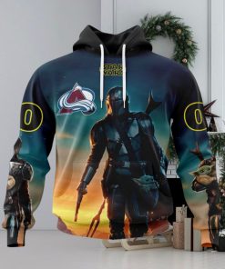 NHL Colorado Avalanche Special Star Wars The Mandalorian Design Hoodie