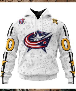 NHL Columbus Blue Jackets Special 2024 All Star Game Design Hoodie