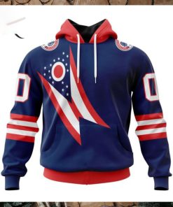 NHL Columbus Blue Jackets Special City Connect Design Hoodie