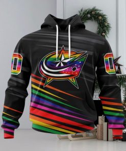 NHL Columbus Blue Jackets Special Pride Design Hockey Is For Everyone Hoodie