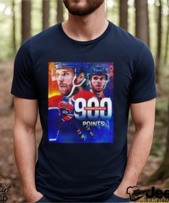 NHL Connor McDavid From Edmonton Oilers In Just 602 Games Has Reached 900 Career Points Unisex T Shirt