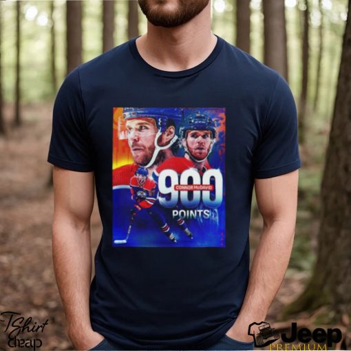 NHL Connor McDavid From Edmonton Oilers In Just 602 Games Has Reached 900 Career Points Unisex T Shirt