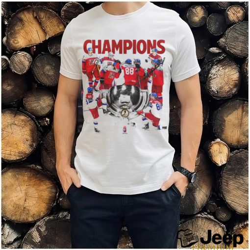 NHL Czech Republic National Hockey Team Champions 2024 3D T Shirt