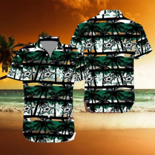 NHL Dallas Stars Summer Coconut Tree Hawaiian Set