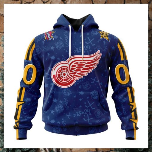 NHL Detroit Red Wings Special 2024 All Star Game Design Hoodie