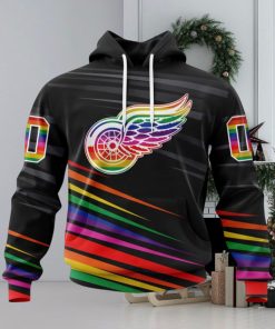 NHL Detroit Red Wings Special Pride Design Hockey Is For Everyone Hoodie