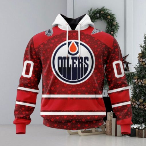 NHL Edmonton Oilers Special Gift For Valentines Day Hoodie