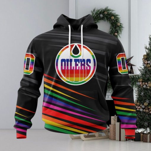 NHL Edmonton Oilers Special Pride Design Hockey Is For Everyone Hoodie