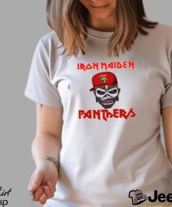 NHL Florida Panthers Iron Maiden Rock Band T Shirt