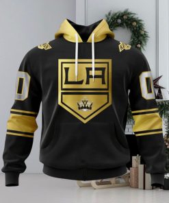 NHL Los Angeles Kings Special Black And Gold Design Hoodie