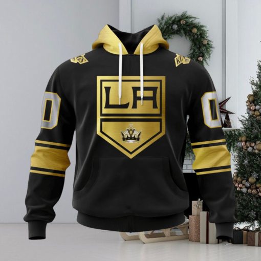 NHL Los Angeles Kings Special Black And Gold Design Hoodie