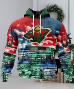 NHL Minnesota Wild Special Design With Xcel Energy Center Hoodie